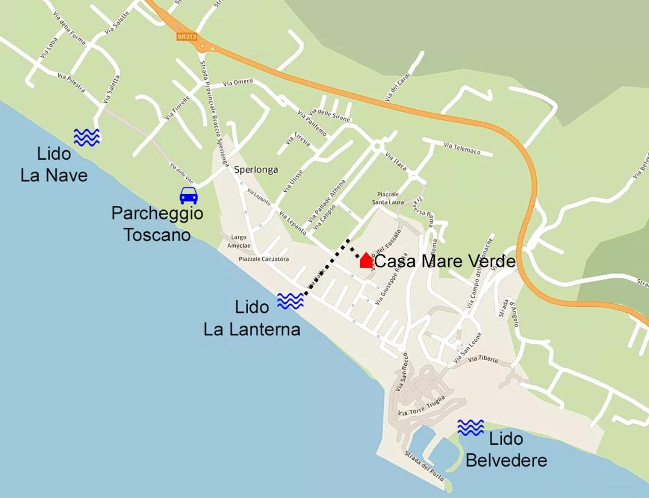 Casa Vacanza Mare Verde Sperlonga Kültér fotó